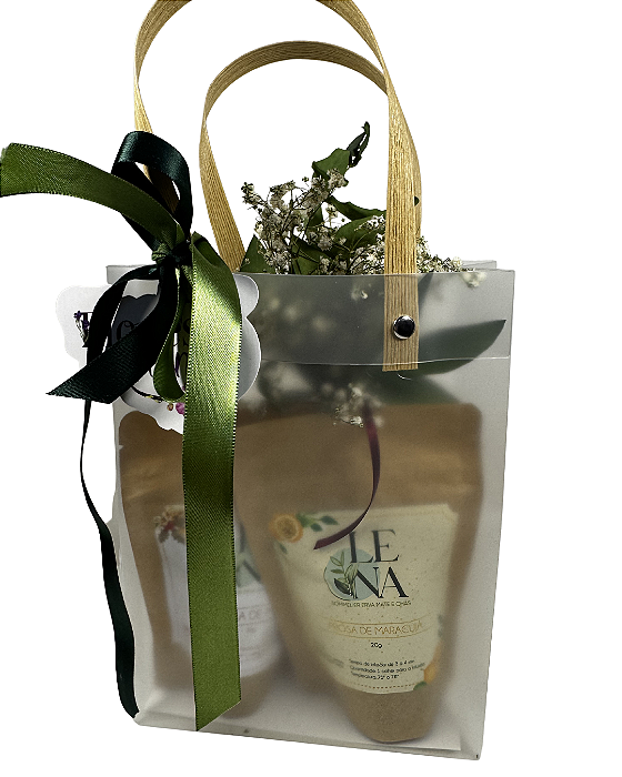 Kit Presente Chá Artesanal – Prosa Maracujá 20g+Prosa Mel 30g