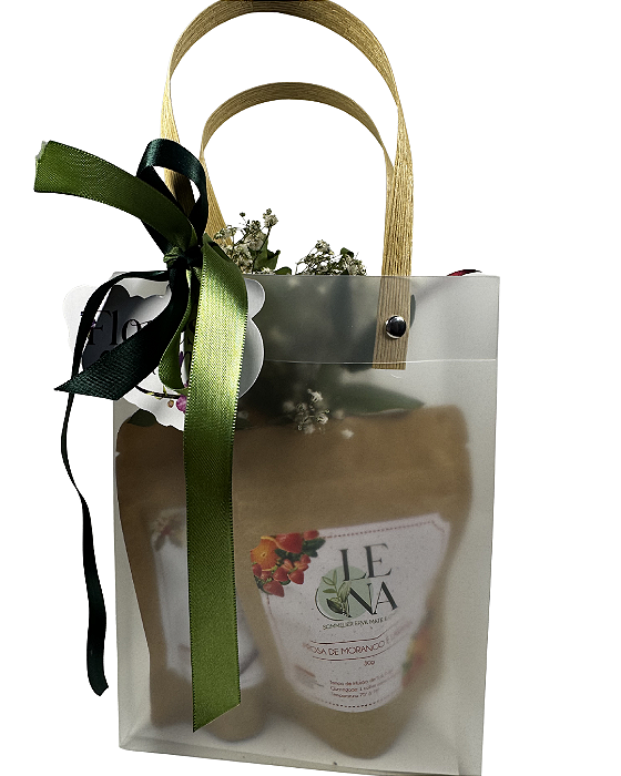 Kit Presente Chá Artesanal–Prosa Morango e Laranja+Prosa Mel
