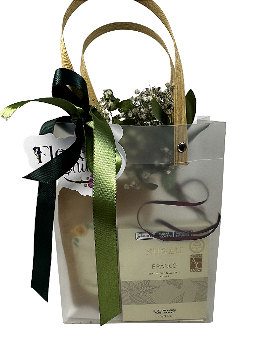 Kit Presente Chá e Chocolate–Prosa de Maracujá+Branco Nugali