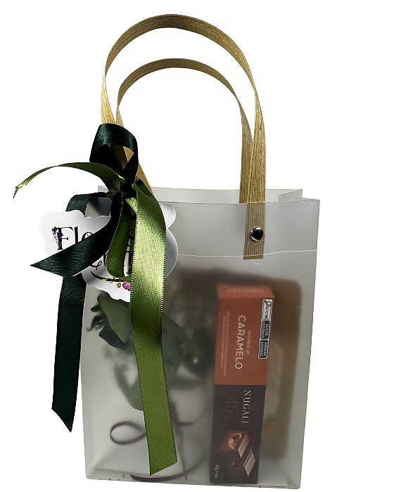 Kit Presente Chá e Chocolate–Prosa Pêssego + Nugali Caramelo