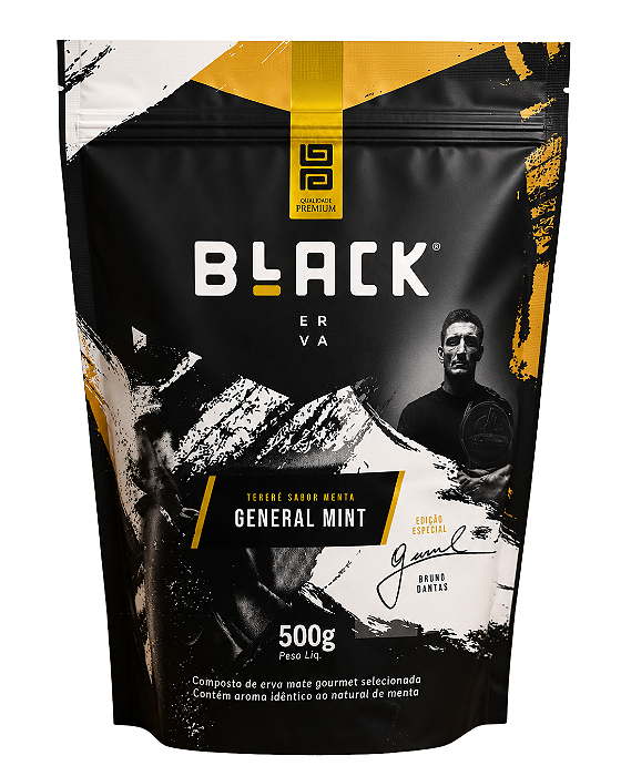 Erva-Mate para Tererê General Mint Black Erva 500g