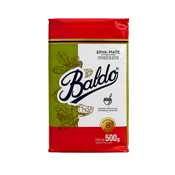 Erva-Mate Baldo 500g – Padrão Uruguaio, Intenso