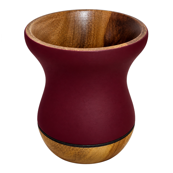 Cuia Bago Premium Marsala Fosca Madeira para Chimarrão