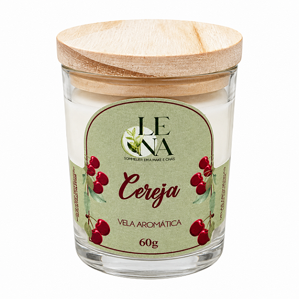 Vela Aromática Mate de Cereja 60g