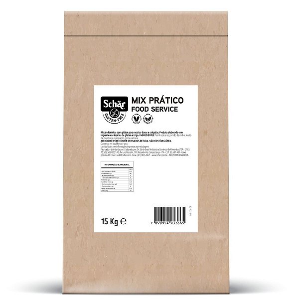 Farinha de Arroz Mix Prático Food Service Sem Glúten 15 Kg