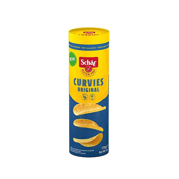 Salgadinho de Batata Curvies Original sem Glúten 170 g Schar