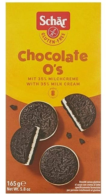 Biscoito de Chocolate O's Sem Glúten 165g Schar