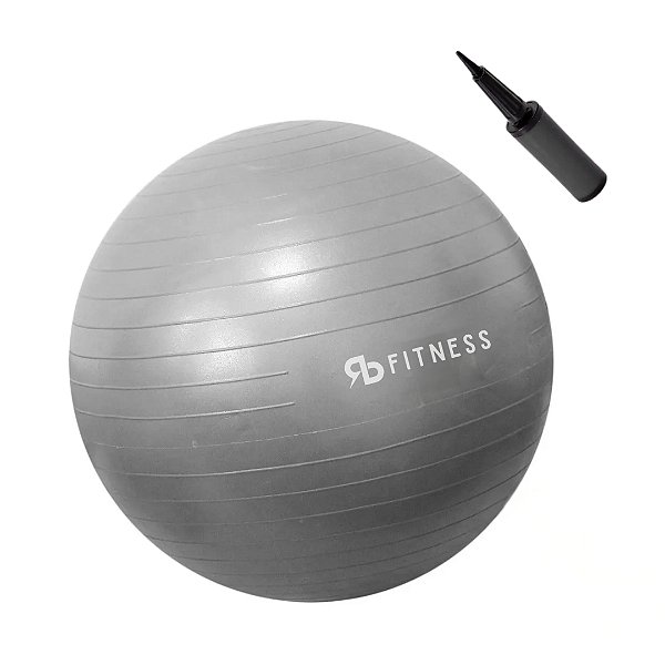 Bola Yoga Suiça Pilates Abdominal Gym 65cm Bomba Grátis