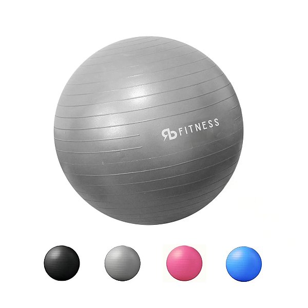 Bola Yoga Suiça Pilates Abdominal Gym 55cm Bomba Grátis