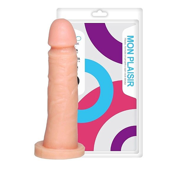 PRÓTESE MON PLAISIR  REALÍSTICA MACIÇA 15,5 X 3,5