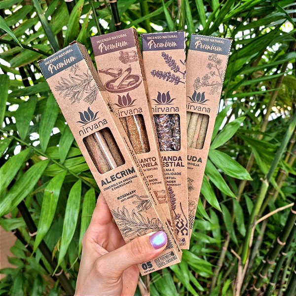 Incenso Natural Nirvana Premium 9 varetas