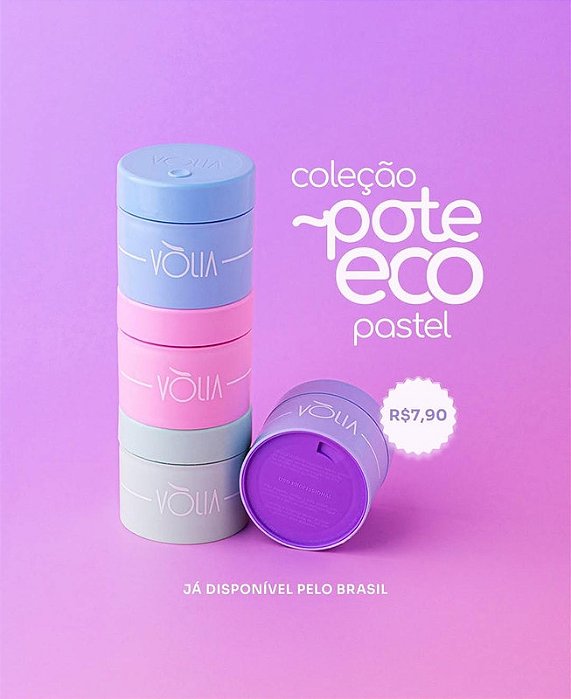 POTE ECO 30G VÓLIA - CORES:ROSA CANDY