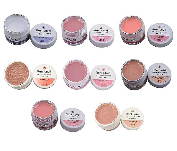 GEL GLITTER 15ML REAL LOVE - CORES:1 TRANSPARENT