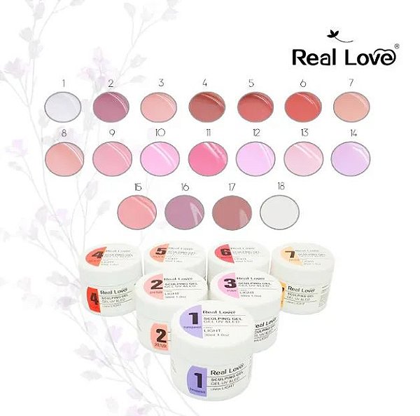 GEL 30ML REAL LOVE - CORES:15 NUDE