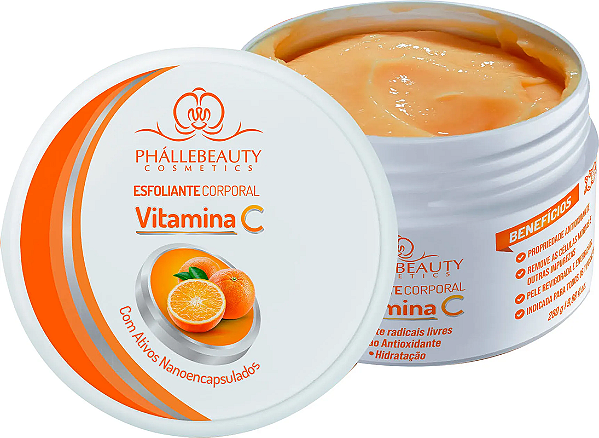 ESFOLIANTE CORPORAL 280G PHALLEBEAUTY - MODELO:VITAMINA C