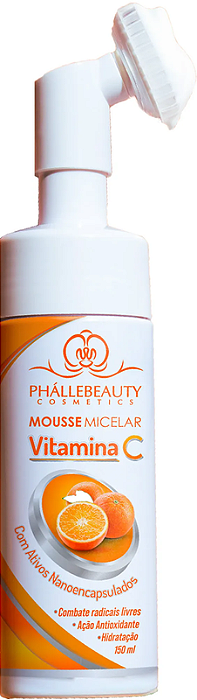 MOUSSE MICELAR 150ML PHALLEBEAUTY - MODELO:VITAMINA C