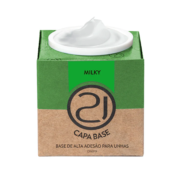 ECOLINE ONEFIX CAPA BASE 28G NAILS 21 - CORES:MILKY