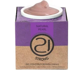 GEL STRONG ECOLINE 34G NAILS 21 - CORES:NATURAL PEARL