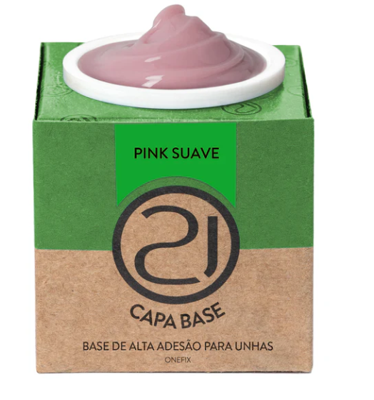ECOLINE ONEFIX CAPA BASE 28G NAILS 21 - CORES:PINK SUAVE