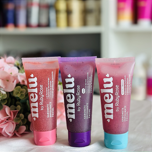 SABONETE ESFOLIANTE FACIAL 75G MELU - MODELO:TUTTI FRUTTI