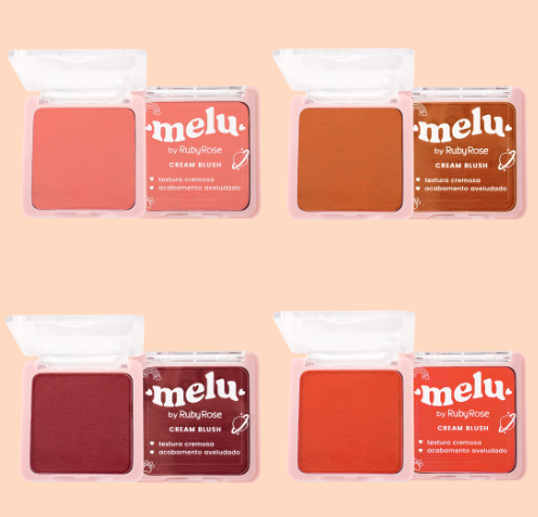 CREAM BLUSH MELU - CORES:CHERRY
