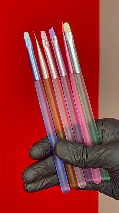 KIT 6 PINCEIS COLOR HELEN COLOR