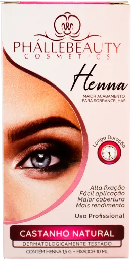 HENNA CASTANHO NATURAL PHALLEBEAUTY