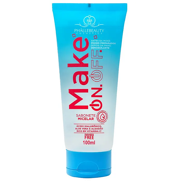 SABONETE MICELAR MAKE ON OFF 100ML PHALLEBEAUTY