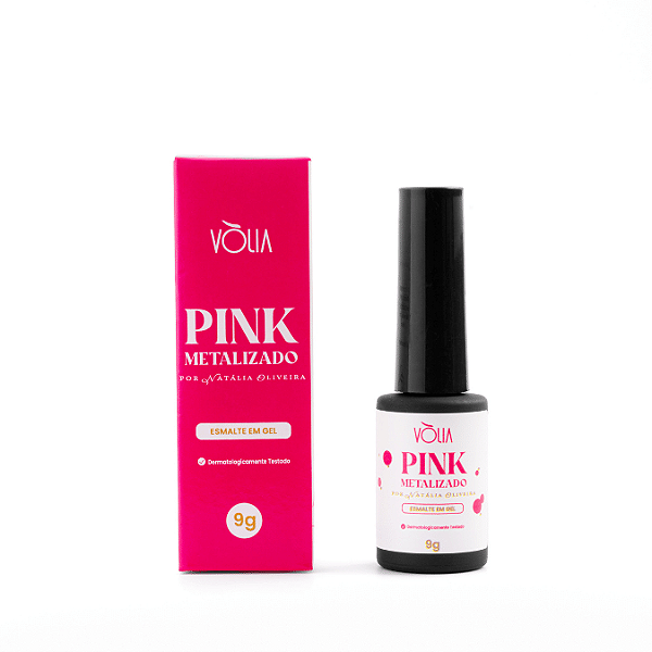 ESMALTE PINK METALIZADO 9G VOLIA