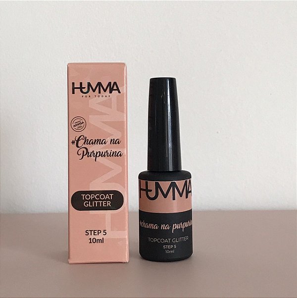 TOP COAT GLITTER 10ML HUMMA