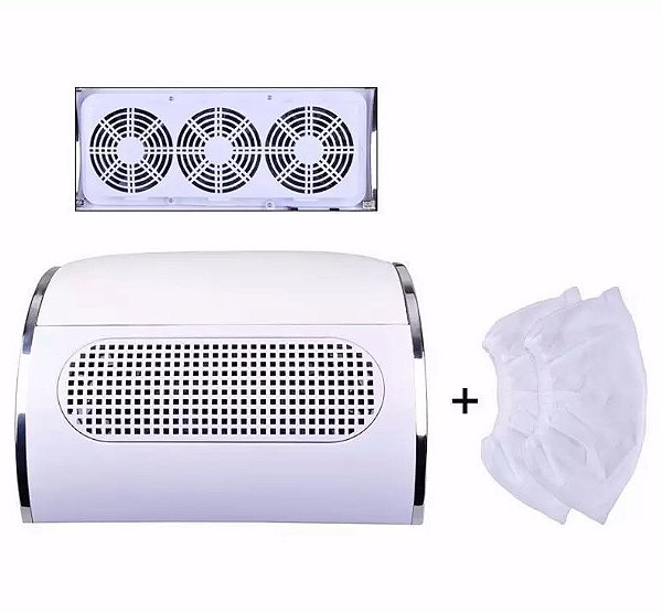 COLETOR DE PÓ 3 COOLERS BRANCO