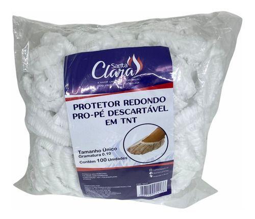 PROTETOR REDONDO  PRÓ PÉ DESCARTAVEL EM TNT 100UND