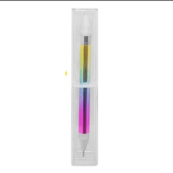 CANETA PEGA STRASS CROMADA