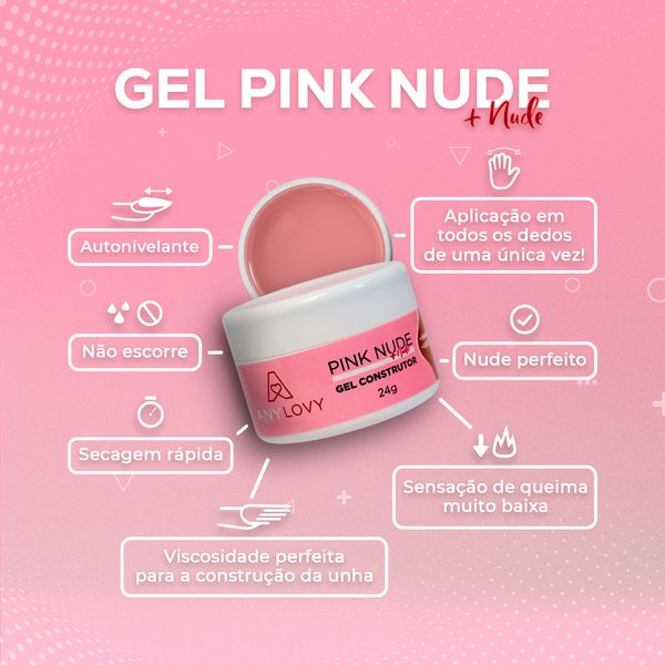 GEL PINK NUDE AUTO NIVELANTE 24G ANYLOVY