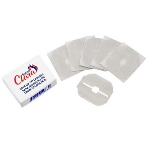 LÂMINAS PARA APARELHO DE TIRAR CALOSIDADES 10UND