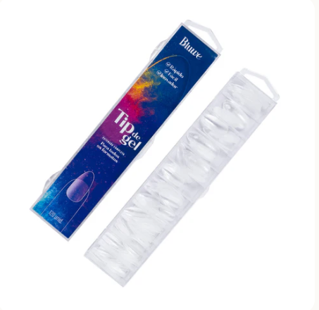 TIP DE GEL EXTENSÃO COMPLETA ALMOND BLUWE