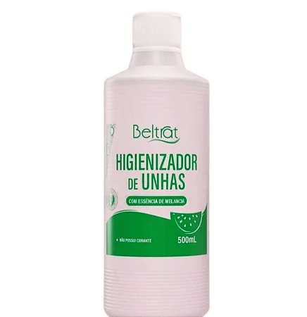 HIGIENIZADOR DE UNHAS COM ESSENCIA DE MELANCIA 500ML BELTRAT