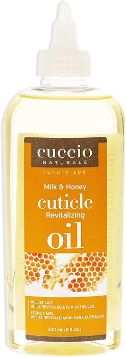 ÓLEO DE CUTÍCULAS LUXURY SPA  MILK & HONEY 240ML CUCCIO