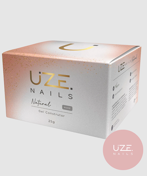 GEL CONSTRUTOR NATURAL NUDE 25GR UZE NAILS