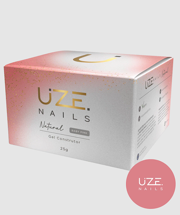 GEL CONSTRUTOR BABY PINK 25GR UZE NAILS