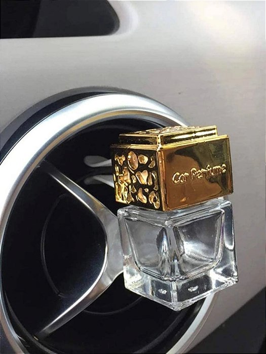 Saída de Ar do Carro com Frasco de Perfume de Clipe