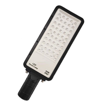 Luminária LED pública smart 50W 6500K SMD IP67 bivolt.