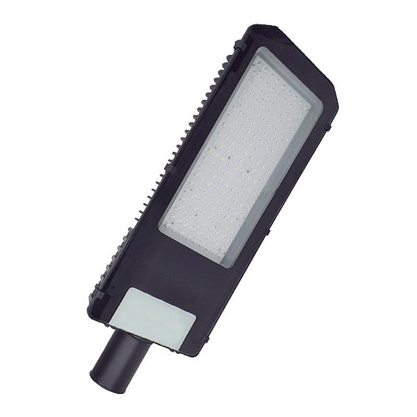 Luminária LED Pública 150W Preta SMD 6500K IP66 bivolt.