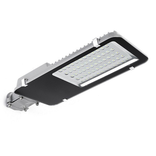 Luminária LED Pública 200W Cinza SMD 6500K IP66 bivolt.