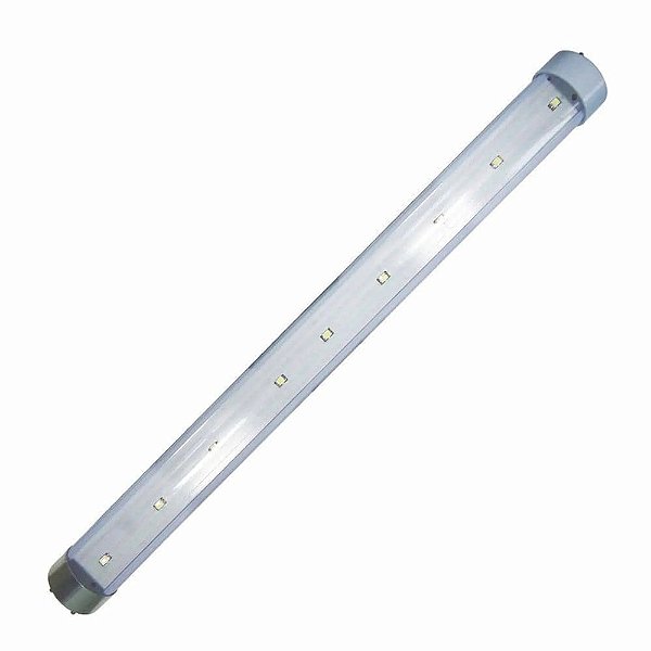 Lâmpada Tubular 9 Led Smd 30x2,6CM 6000K Bivolt 2Watts.