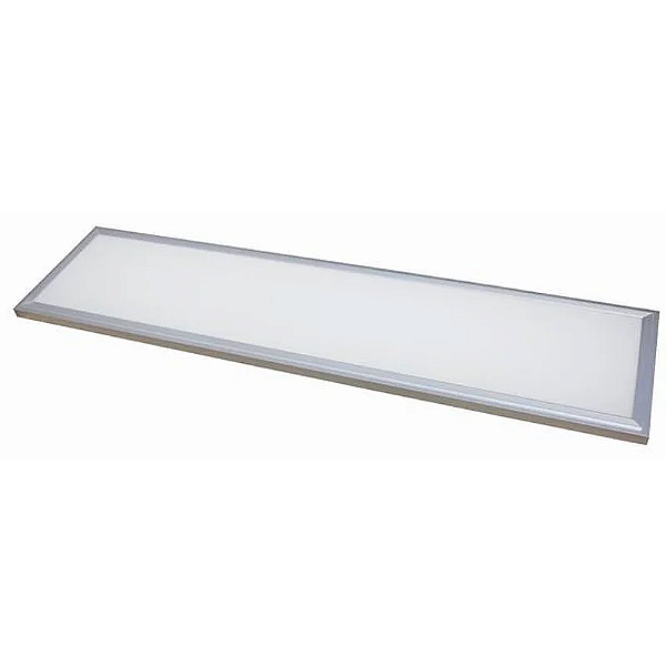 Luminária Plafon Led 36w 15cm x 120cm Retangular Embutir Branco Quente 3000k bivolt.