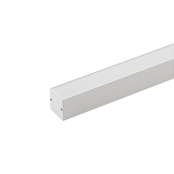 Perfil de sobrepor LED Archi Linear 1 metro IRC 93 2700K 28W/m 24V alumínio branco.