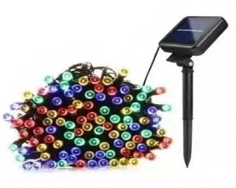 Pisca 100 LEDS Colorido Solar 10 metros IP65 Externo.