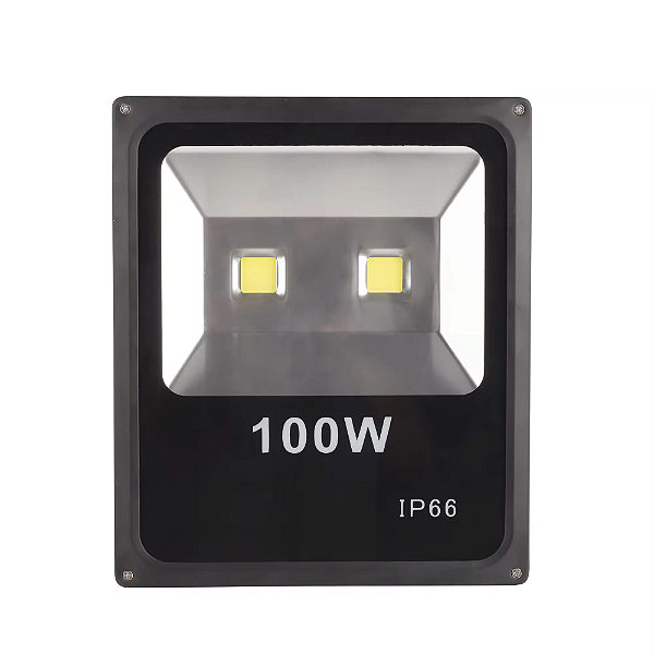 Refletor holofote LED COB 100w Azul a prova d'água IP66 bivolt.