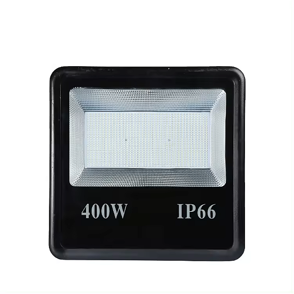 Refletor LED 400W Preto SMD Azul IP66.